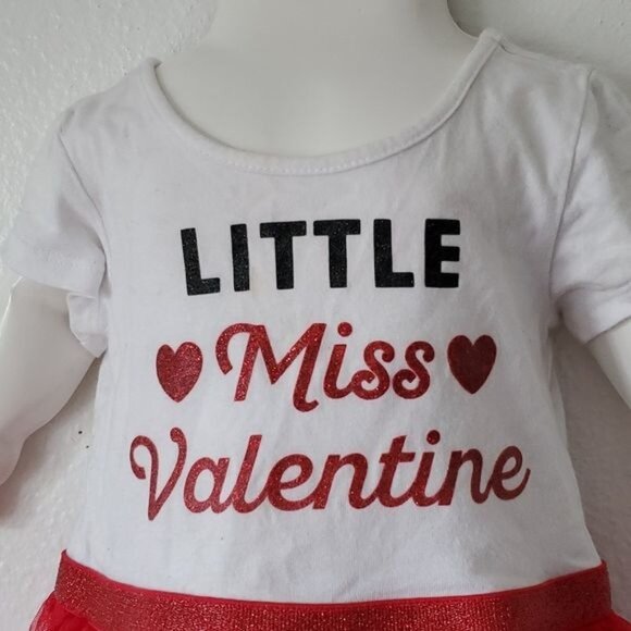 Dress Little Miss Valentine Tutu Skirt CHILDREN'S PLACE TODDLER Girls 18-24 MTHS - Picture 3 of 10